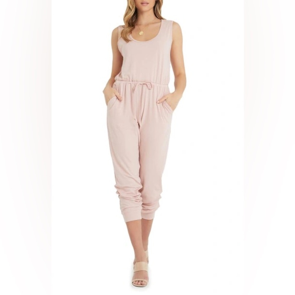 Vici Jumpsuit Sleeveless Large Gray